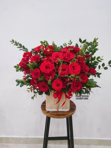 Hoa chúc mừng kahi trương đẹp ở Cầu Giấy, Ba Đình, Hà Nội - Lẵng hoa chúc mừng sinh nhật, khai trương ở Hà Nội