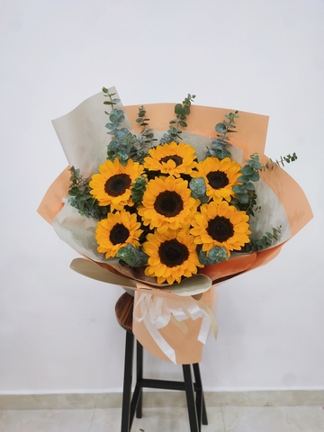 Bó hoa tặng bạn bè, đồng nghiệp tại Hà Nội - Bó hoa chúc mừng - Hoa tươi Cầu Giấy