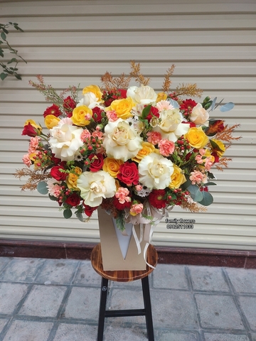 Lẵng hoa chúc mừng sinh nhật tại Hà Nội - Đặt hoa online - Hoa tươi Hà Nội