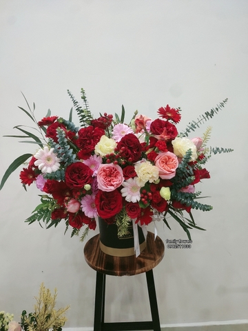 Hôp hoa chúc mừng khai trương, chúc mừng tại Cầu Giấy - Đặt hoa online