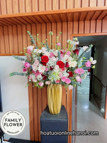Bình hoa cao cấp VIP tặng đối tác , sếp nhân dịp quan trọng tại Hà Nội.