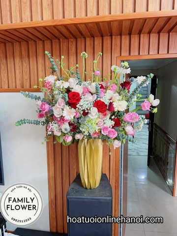 Bình hoa cao cấp VIP tặng đối tác , sếp nhân dịp quan trọng tại Hà Nội.