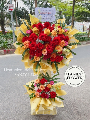 Kệ hoa chúc mừng khai Trương tại Hà Nội. Hoa khai Trương Hà Nội