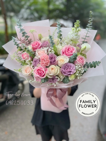 Bó hoa tặng sinh nhật ở quận Cầu Giấy , quận Đống Đa , Ba Đình ,Hà Nội