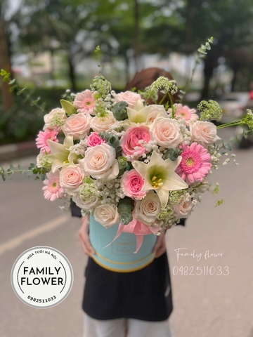 Mua hoa tươi Cầu Giấy! Hoa tươi Cầu Giấy! Hộp hoa chúc mừng sinh nhật ở Cầu Giấy