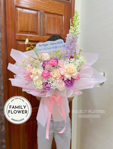 Bó hoa chúc mừng sinh nhật quận Ba Đình ! Đặt hoa tươi online Hà Nội