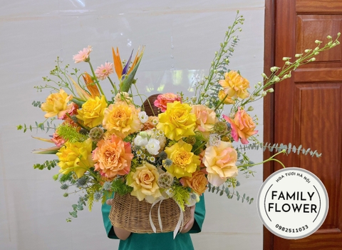 Lẵng hoa khai Trương quận Hoàn Kiếm Hà Nội ! Mua hoa khai Trương Hà Nội