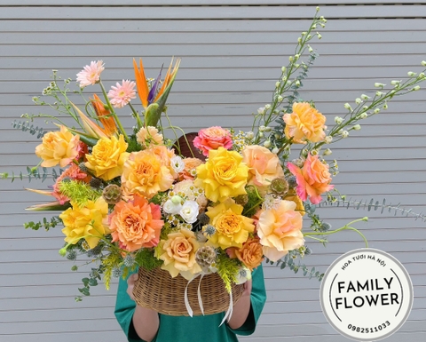 Lẵng hoa khai Trương quận Hoàn Kiếm Hà Nội ! Mua hoa khai Trương Hà Nội