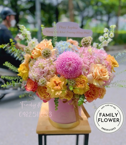 mua hoa  tươi Hà Nội . hộp hoa nhập khẩu tặng sinh nhật , khai trương ở HÀ NỘI . HOA TƯƠI HÀ NỘI
