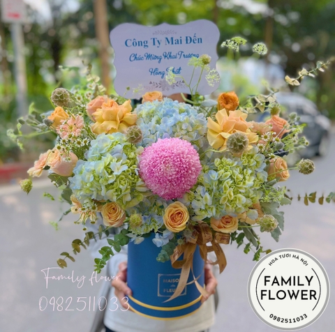Mua hoa khai trương HÀ NỘI , hộp hoa tặng chúc mừng tại quận TÂY HỒ HÀ NỘI