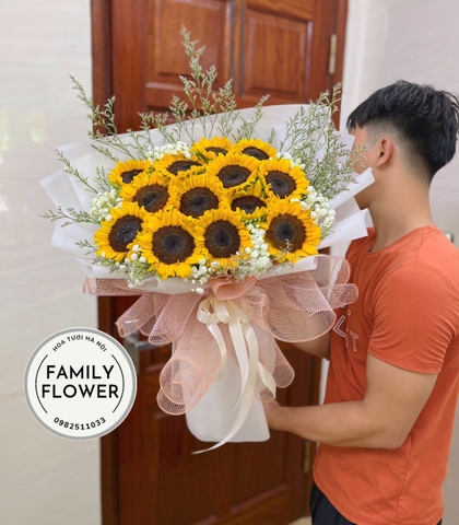 Bó hoa hướng dương tặng tốt nghiệp ở quận Cầu Giấy , Ba Đình , Đống Đa Hà NộI