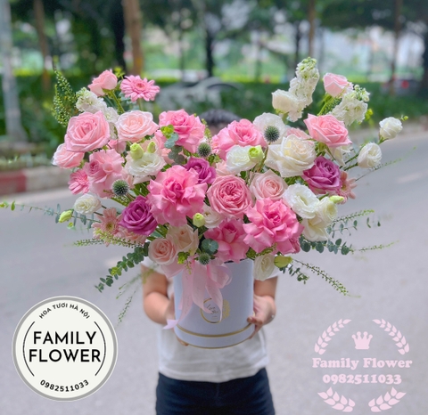 Hộp hoa hồng chúc mừng sinh nhật, khai trương, sự kiện ở Hà Nội . hoa tươi Hà Nội