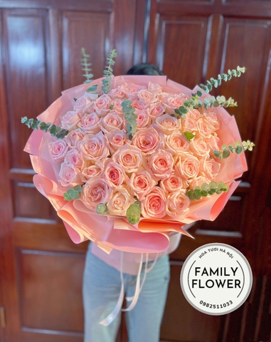 Bó hoa hồng ohara hồng tặng sinh nhật ở Cầu Giấy Hà Nội ! Hoa tươi Cầu Giấy