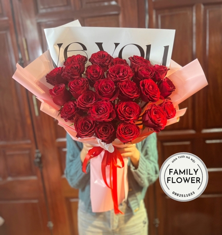 Hoa hồng đỏ hà bội ! Điện hoa Hà Nội ! Mua hoa hồng đỏ