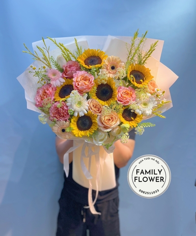 Bó hoa tặng sinh nhật anh trai quận Cầu Giấy , Ba Đình Hà Nội ! Hoa sinh nhật Hà Nội