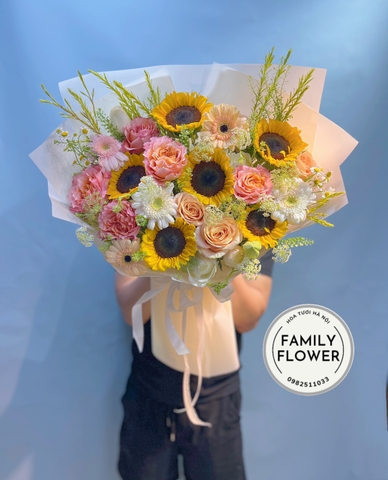 Bó hoa tặng sinh nhật anh trai quận Cầu Giấy , Ba Đình Hà Nội ! Hoa sinh nhật Hà Nội