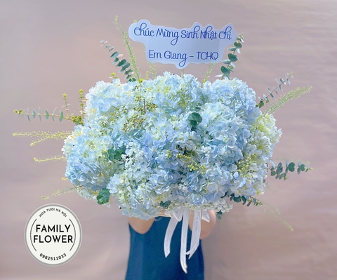 Hoa cẩm tú cầu Hà Nội ! Lẵng hoa tặng sinh nhật ở Hà Nội ! Hoa sinh nhật Hà Nội