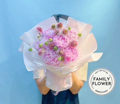 Hoa mẫu đơn Hà Nội! Bó hoa mẫu đơn tặng người yêu ở Hà Nội ! Điện hoa hà nội