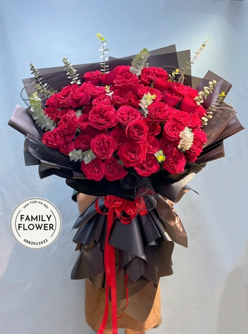 Bó hoa hồng đỏ tặng người yêu , bạn gái , vợ nhân dịp sinh nhật , valentine , 20 tháng 10 ! Hoa Hà Nội