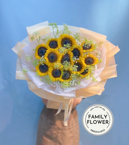Bó hoa hướng dương tặng tốt nghiệp quận Cầu Giấy Hà Nội ! Hoa tốt nghiệp Hà Nội