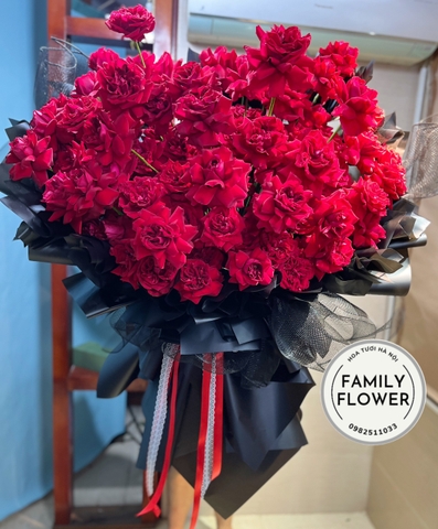 Bó hoa hồng đỏ O'hara khổng lồ tặng người yêu tại Ba Đình Hà Nội ! Hoa hồng đỏ tặng người yêu tại Hà Nội ! Mua hoa tươi online Hà Nội