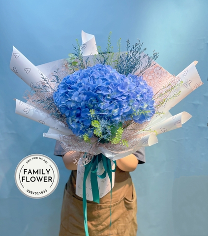 Bó hoa cẩm tú cầu xanh tặng người yêu nhân dịp sinh nhật kỷ niệm yêu nhau ở quận Cầu Giấy ! Hoa tươi Cầu Giấy