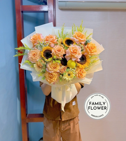 Bó hoa tặng sinh nhật bố , anh người yêu quận Cầu Giấy Ba Đình ! Hoa sinh nhật