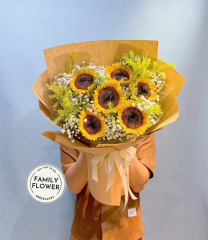 Bó hoa hướng dương tặng tốt nghiệp quận Cầu Giấy Hà Nội ! Hoa tốt nghiệp Cầu Giấy