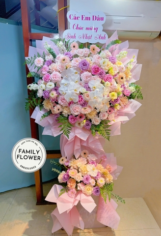 Kệ hoa chúc mừng sinh nhật quận Ba Đình Hoàn Kiếm Hà Nội ! Hoa sinh nhật Hà Nội