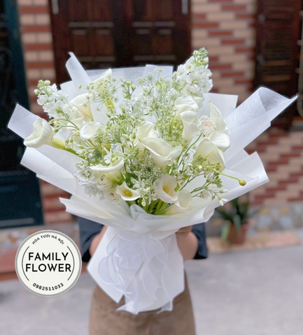 Bó hoa callalily tặng người yêu nhân ngày phụ nữ Việt Nam 20 tháng 10 ! Hoa 20 tháng 10 ở Hà Nội
