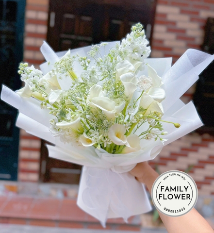 Bó hoa callalily tặng người yêu nhân ngày phụ nữ Việt Nam 20 tháng 10 ! Hoa 20 tháng 10 ở Hà Nội