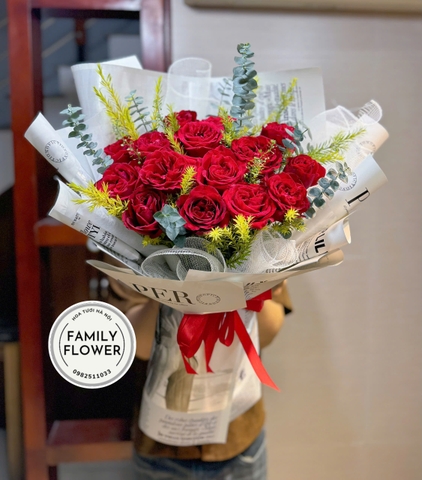 Hoa hồng đỏ tặng sinh nhật ở quận Ba Đình , Hoàn Kiếm Hà Nội ! Hoa sinh nhật Hà Nội