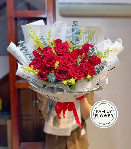 Hoa hồng đỏ tặng sinh nhật ở quận Ba Đình , Hoàn Kiếm Hà Nội ! Hoa sinh nhật Hà Nội