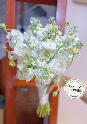 Bó hoa mao lương mix phi yến cầm tay cô dâu tặng chúc mừng tại Cầu Giấy, Ba Đình Hà Nội ! Mua hoa tươi online Hà Nội