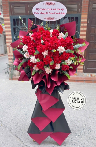 Kệ hoa chúc mừng khai trương , thành lập công ty quận Cầu Giấy , Ba Đình , Thanh Xuân !