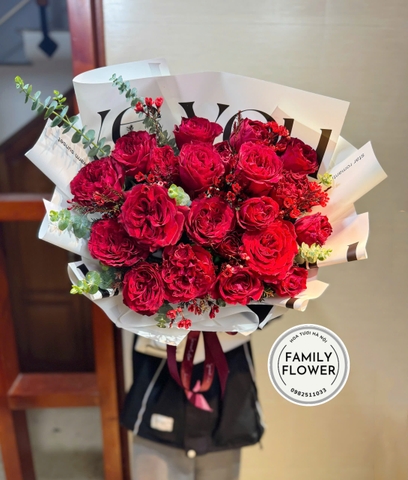 Bó hoa hồng đỏ ohara tặng bạn gái , người yêu quận Tây Hồ , Nam Từ Liêm Hà Nội ! Mua hoa tươi 8 tháng 3