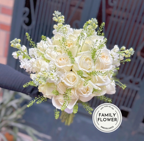 Bó hoa cưới ! Bó hoa tay cầm cô dâu ở Hà Nội ! Hoa cưới Hà Nội