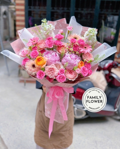 Bó hoa tặng sinh nhật mẹ ở quận Đống Đa , Ba Đình Hà Nội ! Hoa tươi Ba Đình