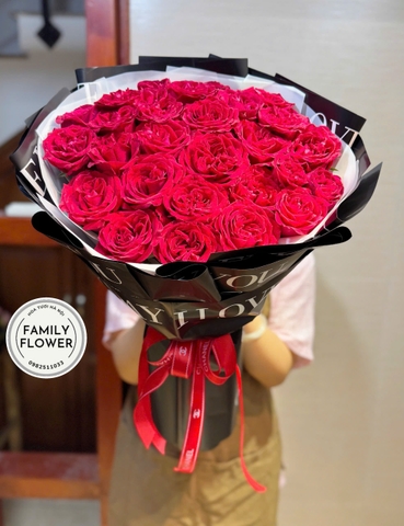 Bó hoa hồng đỏ tặng vợ , người yêu quận Cầu Giấy Hà Nội mua hoa hồng đỏ Hà Nội