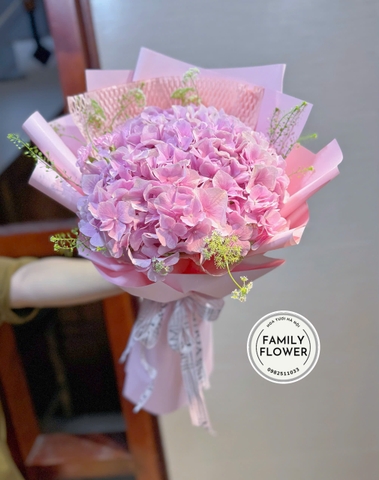 Bó hoa cẩm tú hồng tặng bạn gái ở quận  Cầu Giấy Hà Nội ! Hoa Cẩm tú cầu hà Nội