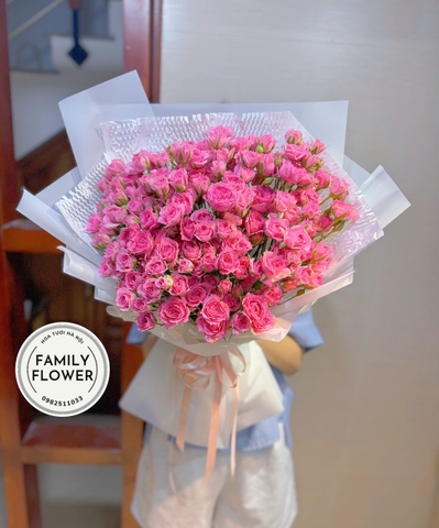 Bó hoa hồng chùm sofia tặng bạn gái ở quận Cầu Giấy Hà Nội ! Hoa tươi Hà Nội