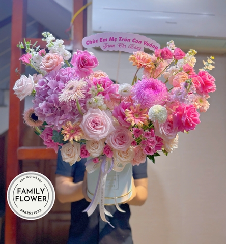 Lẵng hoa sinh nhật quận Ba Đình. Hoa tươi Hà Nội. mua hoa sinh nhật Hà Nội