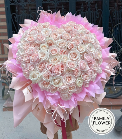 Bó hoa trái tim tặng người yêu quận Cầu Giấy Hà Nội ! Bó hoa trái tim Hà Nội