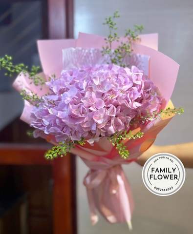 Bó hoa cẩm tú cầu hồng tặng sinh nhật ở quận Tây Hồ Hà Nội ! Hoa cẩm tú cầu Hà Nội