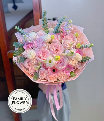 Bó hoa tặng người yêu nhân ngày phụ nữ Việt Nam 20 tháng 10 ! Hoa tươi Hà Nội