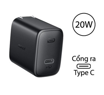 Củ sạc nhanh Aukey PA-F1S 20W USB-C PD