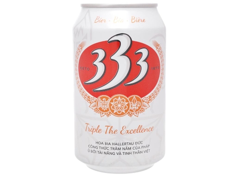 Thùng 24 lon bia 333 330ml