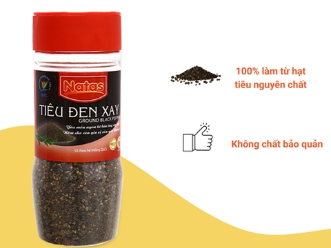 Tiêu đen xay Natas hũ 55g