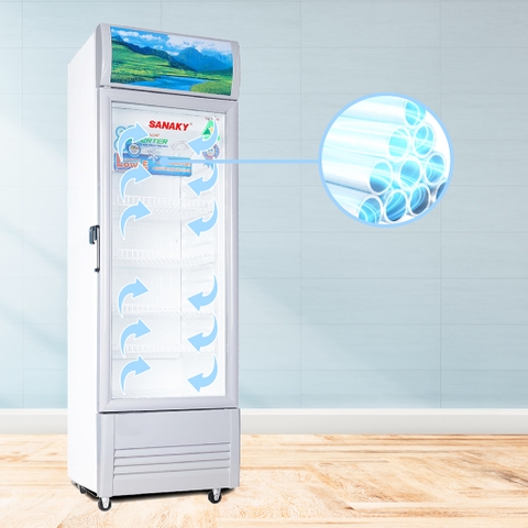 Tủ mát sanaky VH-258K3L Low-E 200 Lít, 1 cánh