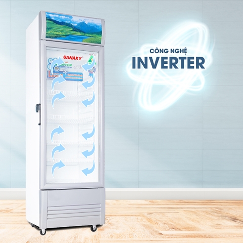 Tủ mát sanaky inverter VH-218K3L Low-E 170 Lít 1 cánh